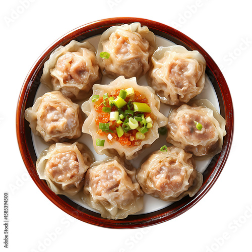 Delicious Shrimp Siu Mai A Culinary Delight isolated on transparent background
