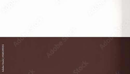 Two Tone Background With White and Brown Colors