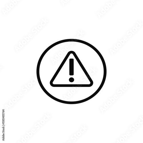 This Symbol Show Warming Sign Icon Vector