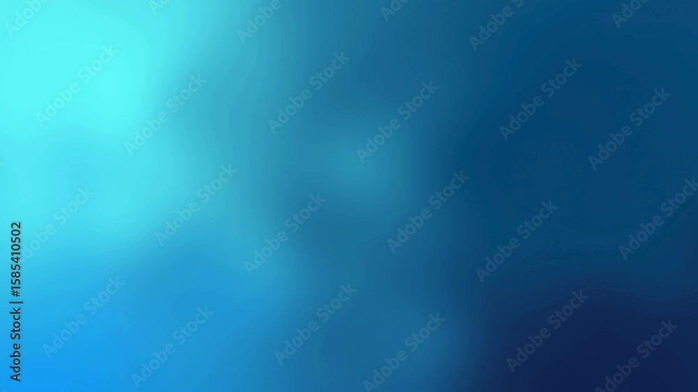 Flowing animated gradient in blue tones with smooth motion and soft transitions. Digital video background concept