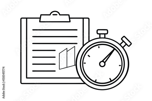 Time Tracking Stopwatch And Report