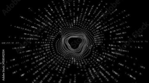 Typographic Animated Abstract Phrase 4K Loop