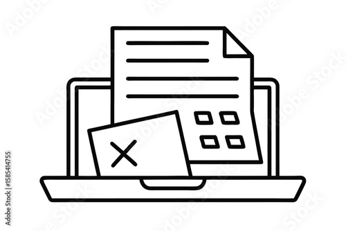 Online Tax Filing Icon