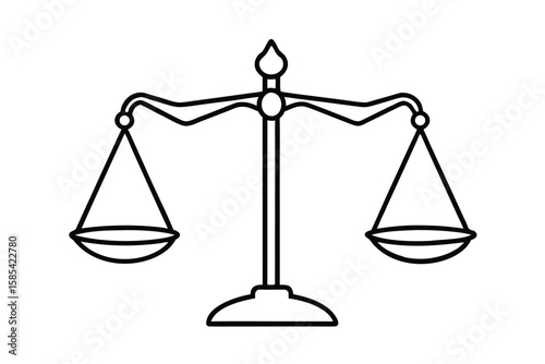 Business Ethics Scale With Balance No Text