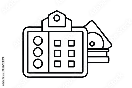 Budget Control Icon With Sliders No Text