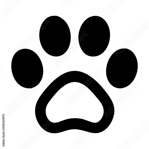 aw icon,Pet silhouette vector