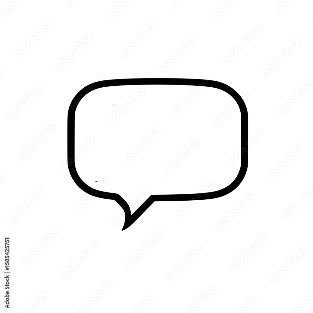 Naklejka premium speech bubble icon