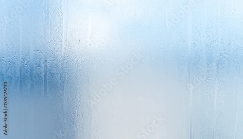 Frosted glass texture with soft blur effect and subtle water condensation	