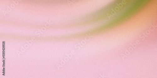 Soft pastel pink gradient with subtle green and orange hues and a gentle grain texture