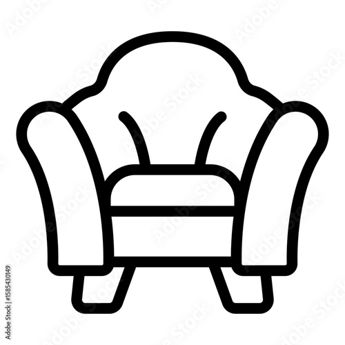 arm chair icon