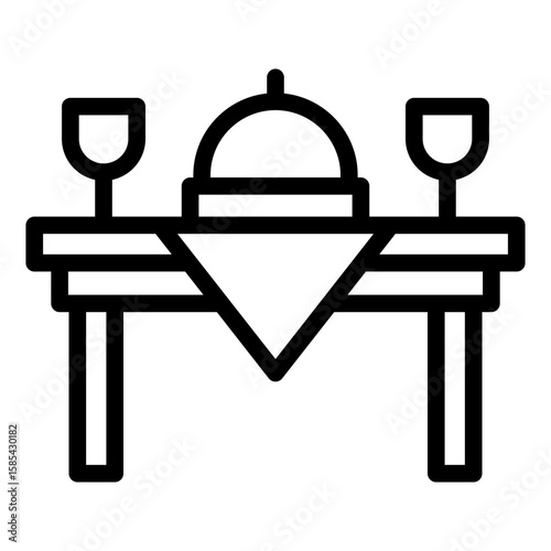 dinning table icon