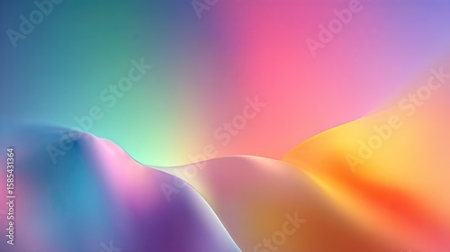 Smooth abstract gradient background in soft color transition, minimalist digital backdrop for creative visuals