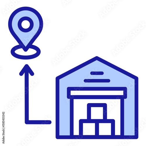 Distribution  Icon Element For Design
