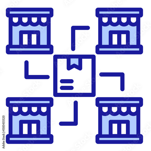 Distribution  Icon Element For Design
