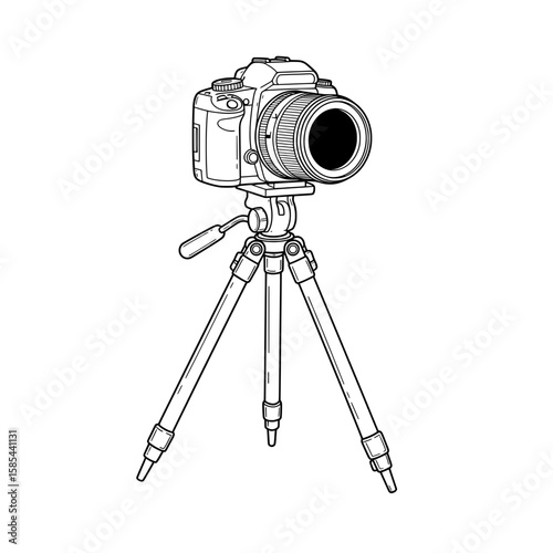 Camera on Tripod