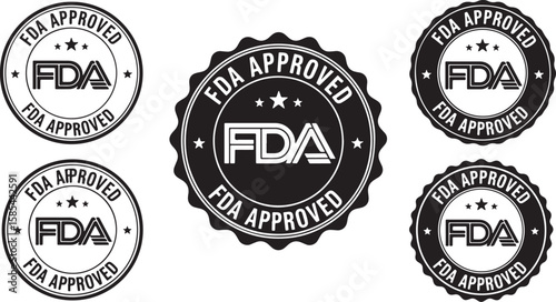 F D A approved seals with stars fda approved stamp, fda approved, seal, stamp, certification, regulation, government, health, safety, quality, assurance, compliance, medical, pharmaceutical, food, dru