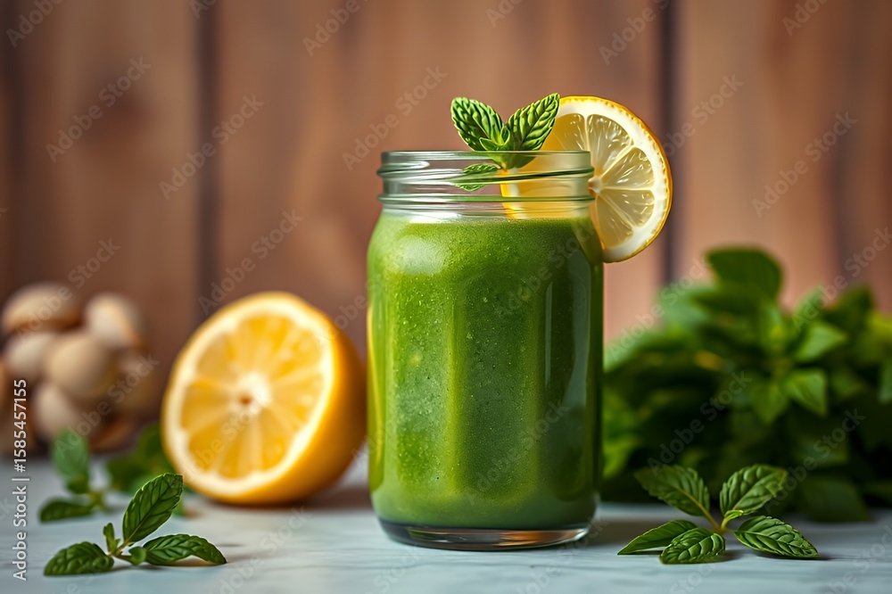 Fototapeta premium Refreshing Green Delight