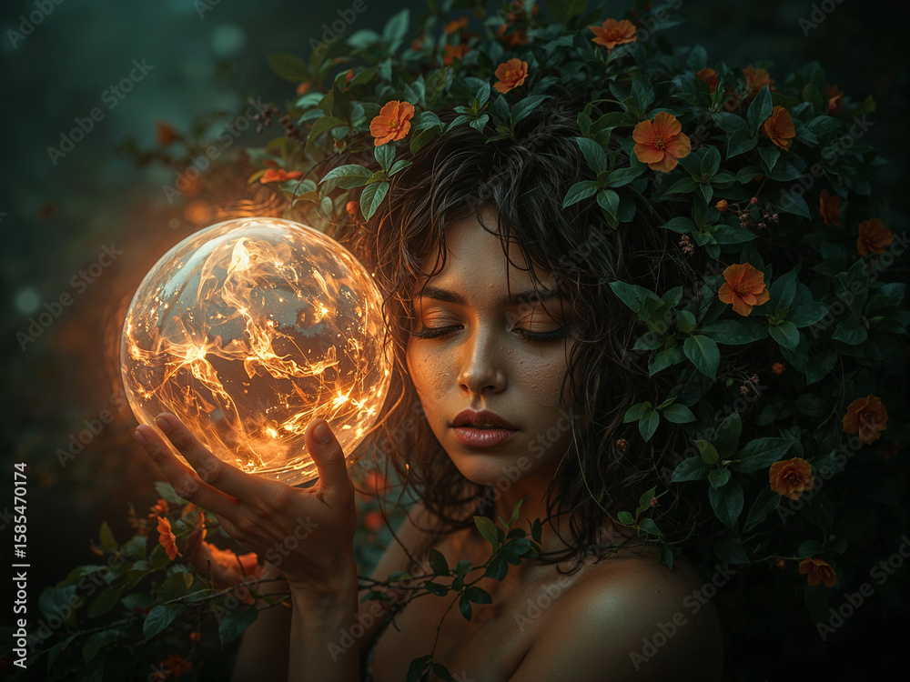 Naklejka premium Whispers of Gaia