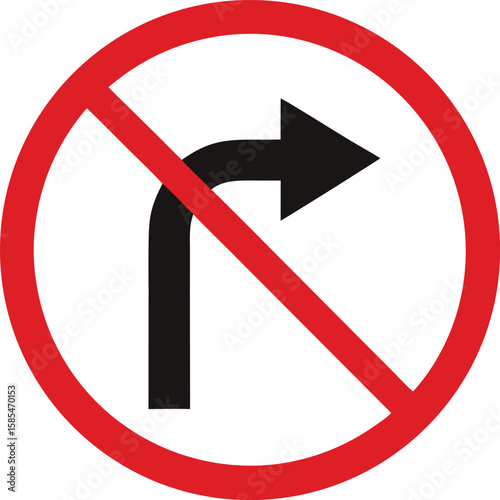 Red circle prohibition signs with no symbols like smoking, entry, and parking are isolated traffic safety icons warning of forbidden acts