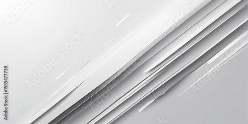 Close up of white wall and white paper with window and stacked office documents
