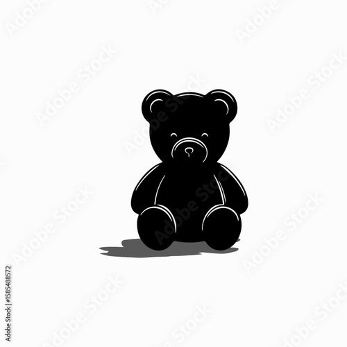 animal body part cute teddy animals teddy bear vintage black art