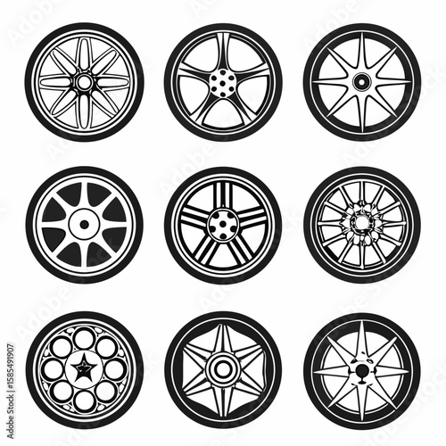 Various car wheel designs car wheels rims
