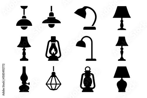Silhouette lamps collection: vintage and modern lighting designs