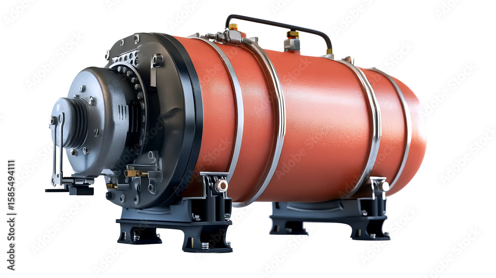 Fototapeta premium Powerful Air Compressor