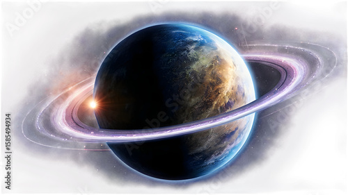 planet in space