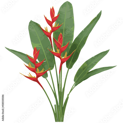  Vibrant Heliconia Arrangement