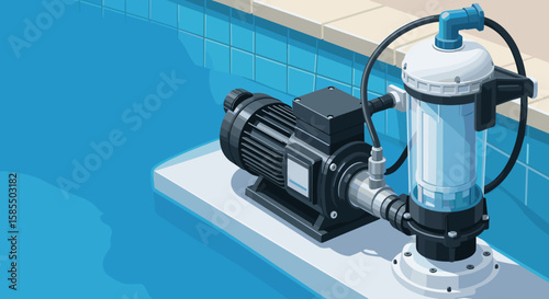 Seasonal cleaning of pools with modern cleaning equipment, ensuring pristine waters for summer enjoyment.