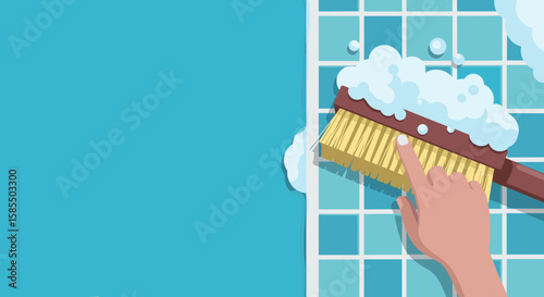 Pool cleaning is essential seasonal maintenance and keeps pool sparkling during warmer months. Pool cleaning includes scrubbing tiles with brush to remove algae and dirt,