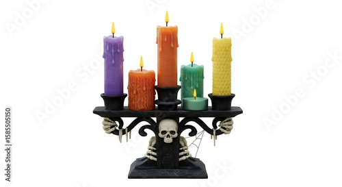 Halloween decorative candle holder