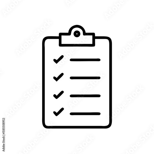 Clipboard with checklist Material SVG Icon copy