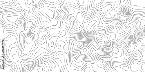 Topographic Map Abstraction: A detailed topographic map shows the contours of a terrain, revealing its intricate features, valleys, and peaks.