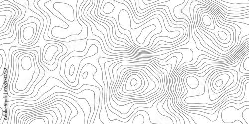 Topographic Contour Lines: a detailed and abstract view of topographic contour lines, showcasing intricate patterns and shapes, ideal for design applications.