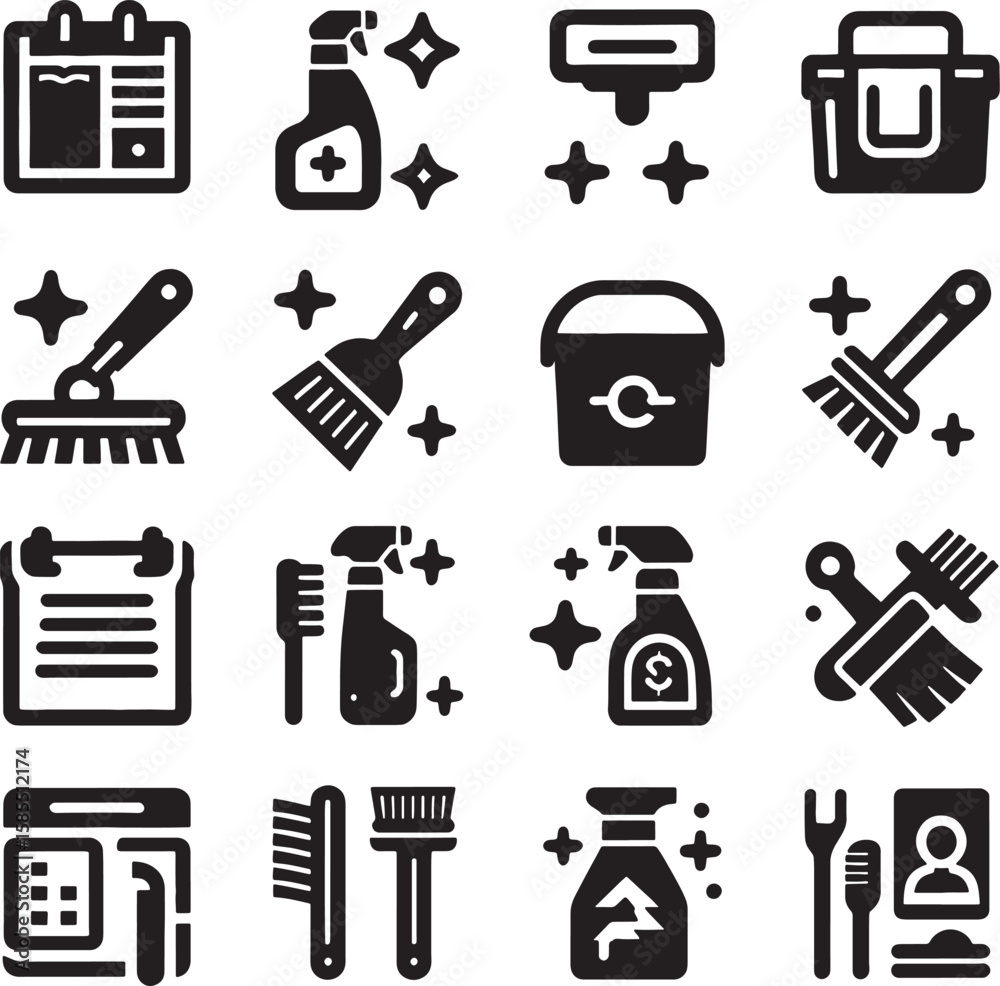 custom made wallpaper toronto digitalVector set of black silhouette tool icons for design and illustration