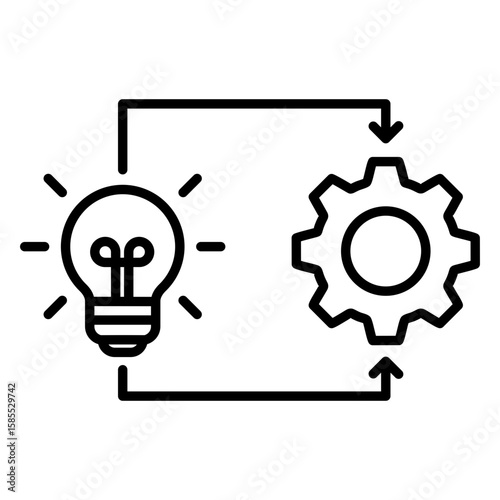 Implementation Icon Vector Illustration