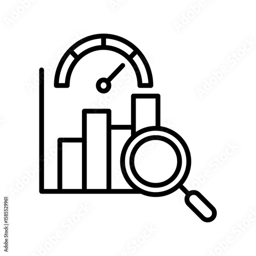 Benchmarking Icon Vector Illustration
