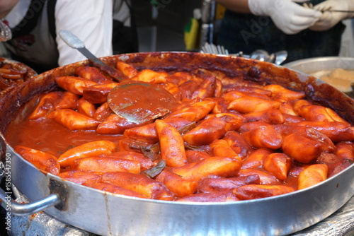 Korean Food, Toppogi, Spicy Rice Cakes - 韓国料理 トッポッキ
