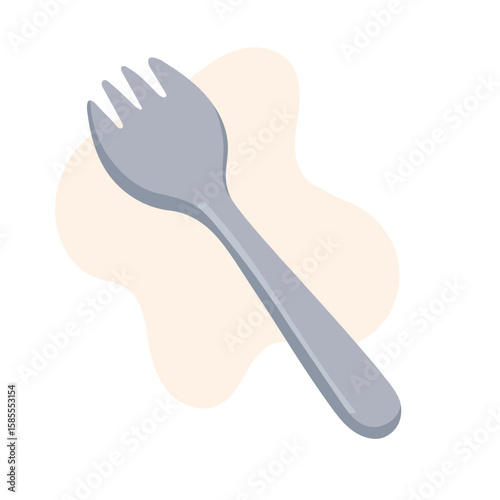 Camping spork combines spoon and fork in one, where spork adds convenience and spork supports ultralight travel packing.