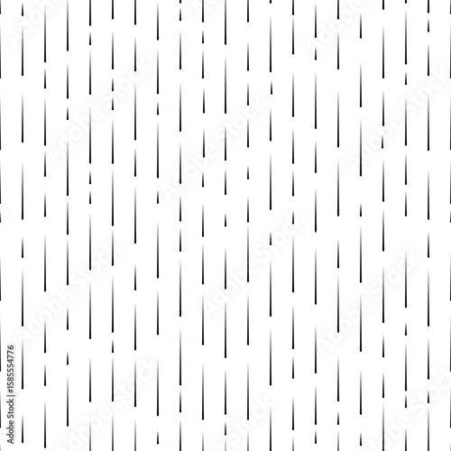 Abstract rain jets, dotted lines on a white background. Seamless pattern under clipping mask, convenient for editing. Rain illustration, abstract background, texture.