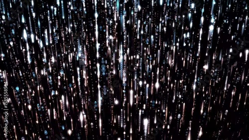 fiber optics background with lots light spots