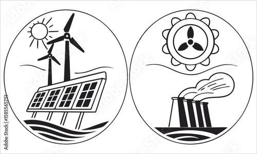 Renewable and industrial energy sources renewable energy
