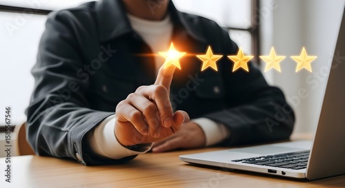 Customer experience rating online review five stars feedback satisfaction service quality
