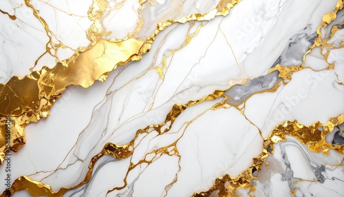 Abstract marble with gold veins