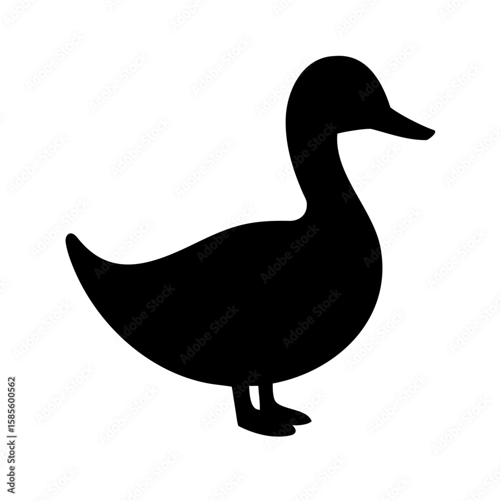 Obraz premium duck icon on a white background