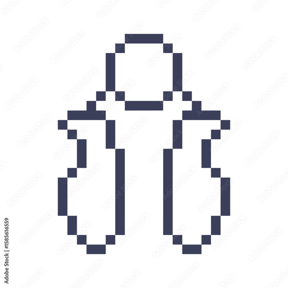 Fototapeta premium handgrip gym tool pixel art