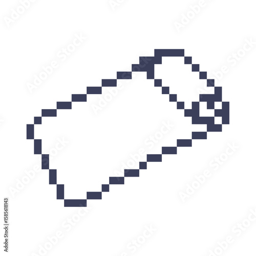 yoga mat retro pixel art