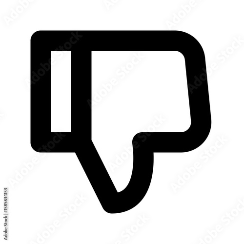 thumb down icon